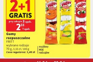 Gumy rozpuszczalne Fritt