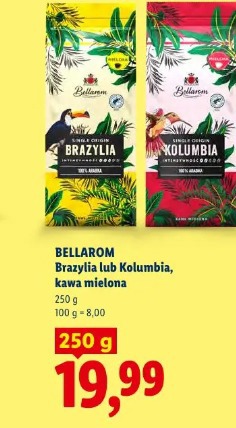 Bellarom Brazylia lub Kolumbia, kawa mielona