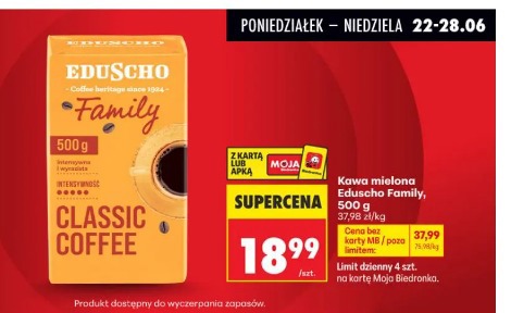 Eduscho Family classic coffee kawa mielona