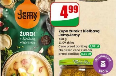 Zupa żurek z kiełbasą JemyJemy
