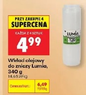 Wkład olejowy do zniczy Lumia