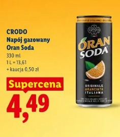 Crodo Napój gazowany Oran Soda