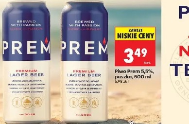 Prem premium lager beer
