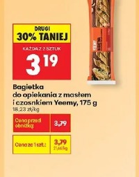 Bagietka do opiekania z masłem i czosnkiem Yeemy