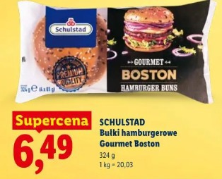 Schulstad Bułki hamburgerowe Gourmet Boston