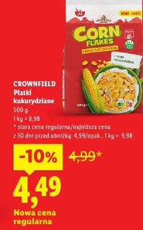 Crownfield Płatki kukurydziane