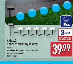 Casalux Łańcuch świetlny solarny