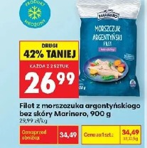Filet z morszczuka argentyńskiego bez skóry Marinero