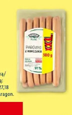 Pikok Pure Parówki z kurczaka, XXL