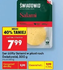 Ser żółty Salami w plastrach Światowid