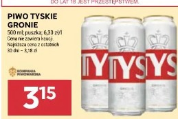 Piwo Tyskie Gronie