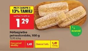 Półbagietka pełnoziarnista