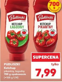 Pudliszki Ketchup łagodny, pikantny