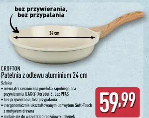 Crofton Patelnia z odlewu aluminium 24 cm