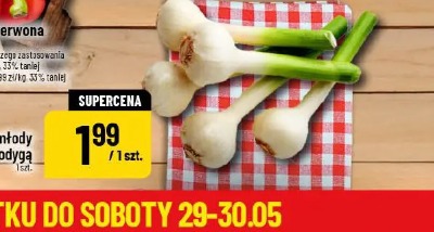 Czosnek młody z łodygą