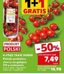 K-Stąd Takie Dobre Polskie pomidory cherry na gałązce
