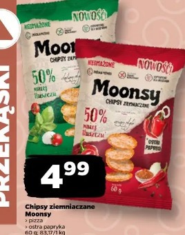 Chipsy ziemniaczane Moonsy