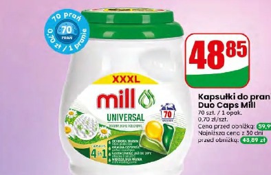 Kapsułki do prania Duo Caps Mill