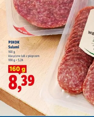 Pikok Salami wieprzowe z pieprzem