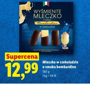 Mleczko w czekoladzie o smaku bombardino