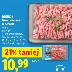 Rzeźnik Mięso mielone ze schabu