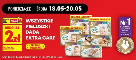 Wszystkie pieluszki Dada Extra Care