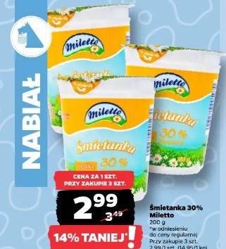 Śmietanka 30% Miletto