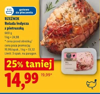 Rzeźnik Rolada indycza z pietruszką