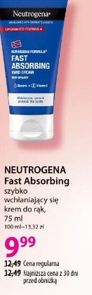 Neutrogena Fast Absorbing szybko wchłaniający się krem do rąk