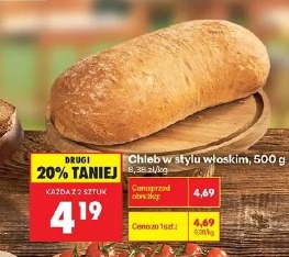 Chleb w stylu włoskim