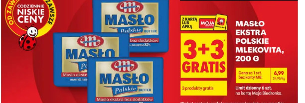 Masło ekstra polskie Mlekovita