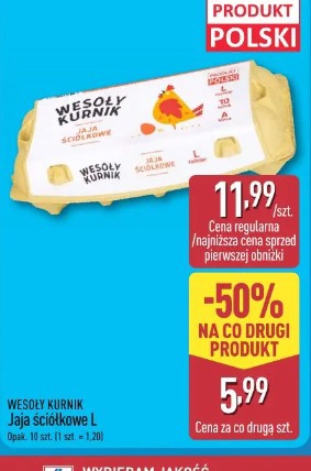 Wesoły Kurnik Jaja ściółkowe L