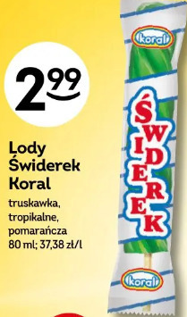 Lody Świderek Koral