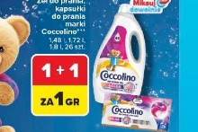 Żel do prania, kapsułki do prania marki Coccolino 1+1
