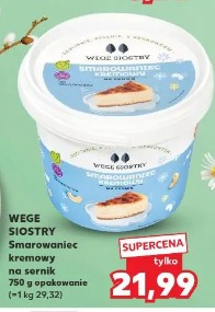 Smarowanie kremowy na sernik Wege Siostry