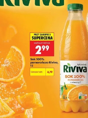 Sok 100% pomarańcza Riviva