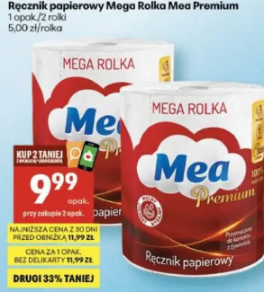 Mega Rolka Mea Premium ręcznik papierowy