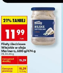 Filety śledziowe Wiejskie w oleju Marinero