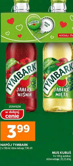 Tymbark jabłko wiśnia napój