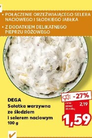 Dega Sałatka warzywna ze śledziem i selerem naciowym