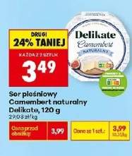 Ser pleśniowy Camembert naturalny Delikate