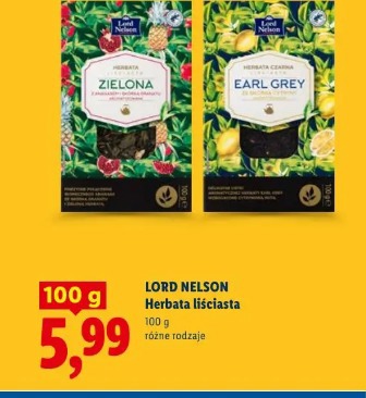 Lord Nelson herbata liściasta