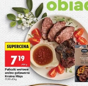 Policzki wołowe wolno gotowane Kraina Mięs