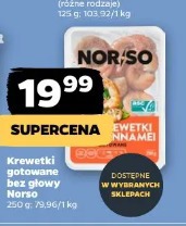 Krewetki gotowane bez głowy Norso