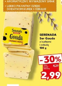 Serenada Ser Gouda z kurkami i cebulą