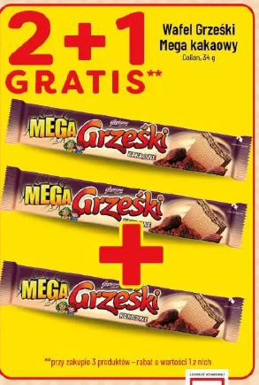 Wafel Grześki Mega kakaowy