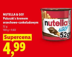 Nutella & Go! Paluszki z kremem orzechowo-czekoladowym