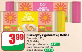 Biszkopty z galaretką Deliss