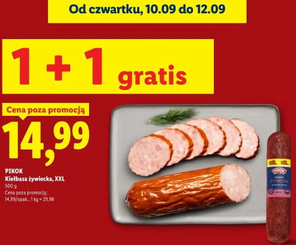 Pikok Kiełbasa żywiecka, XXL