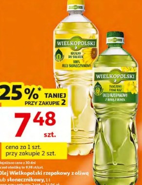 Olej Wielkopolski rzepakowy z oliwą lub słonecznikowy